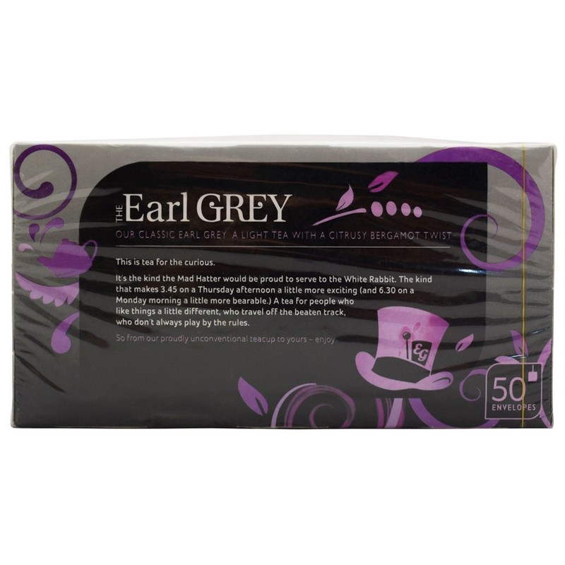 Twinings Earl Grey Envelopes Tea Bags - 1 x 50s