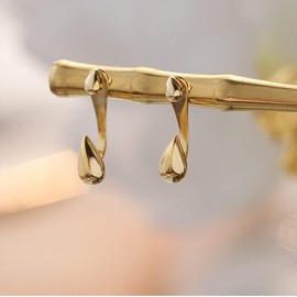 SLUYNZ 925 Sterling Silver Drop Earrings Huggie Studs for Women Teardrop Earrings Jacket (B-Yellow)