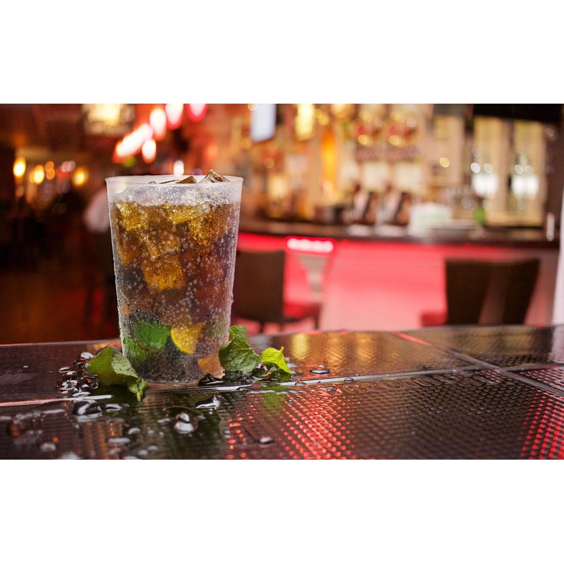 25x Transparent Quality Reusable Drinking Cups (300 ml) Made of
