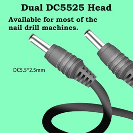 Professional Nail Cutter Machine 35,000 RPM for Acrylic Nails with Foot Pedal Electric Nail File (Nail Drill)