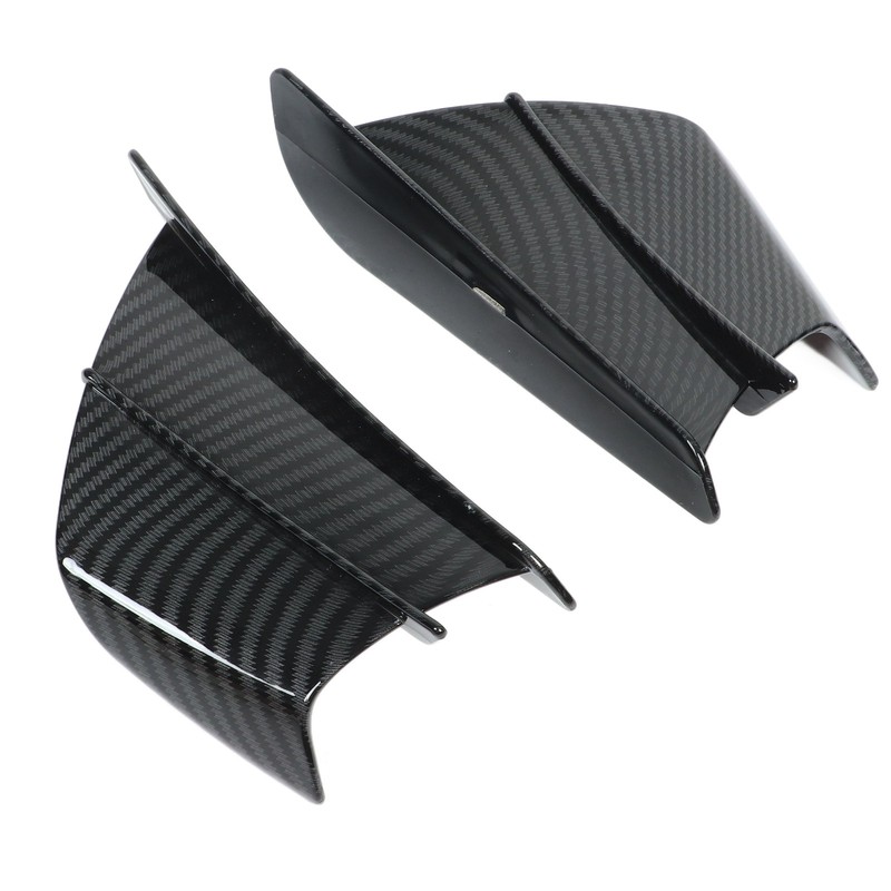 1 Pair Motorcycle Aerodynamic Wing Carbon Fibre Style Side Fairings
