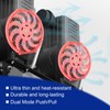 SSN 12" Electric Radiator Cooling Fan Assembly Kit, Push Pull