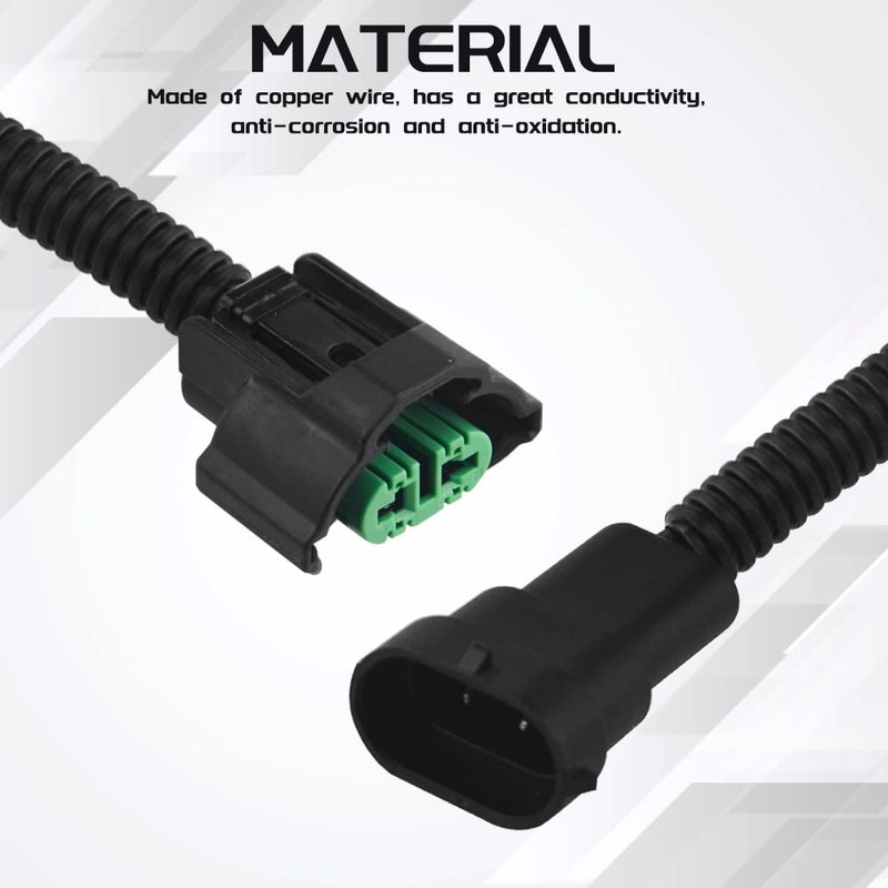 WMYCONGCONG 2 PCS H11/H8 Pigtail Socket Wiring Harness Socket Wire