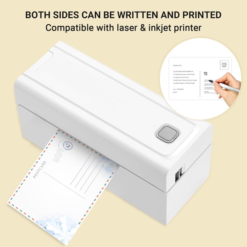 LOLYSIC 400 Pack A6 Blank Postcards 4" x 6” White