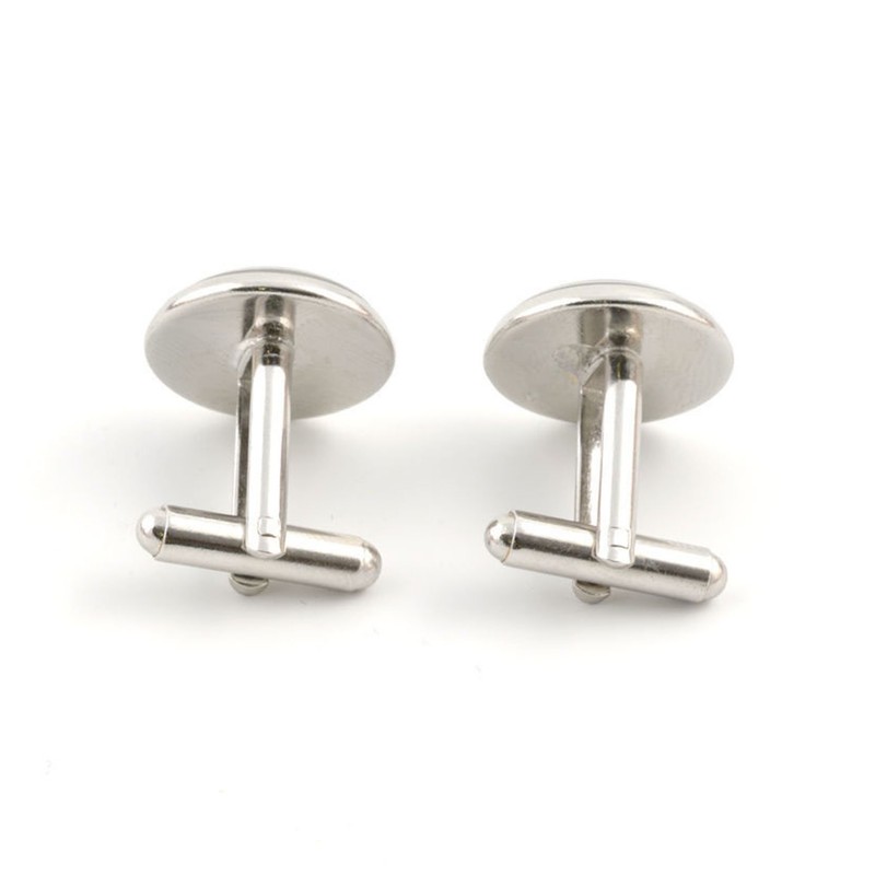 Blue Anchor Sailor Glass Cosplay Cufflinks