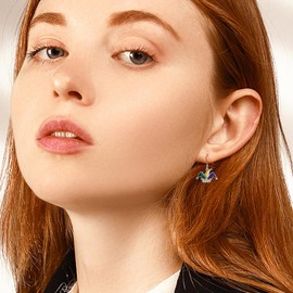 Mardi Gras Earrings for Women Sterling Silver Mardi Gras Hats Jewellery for Women