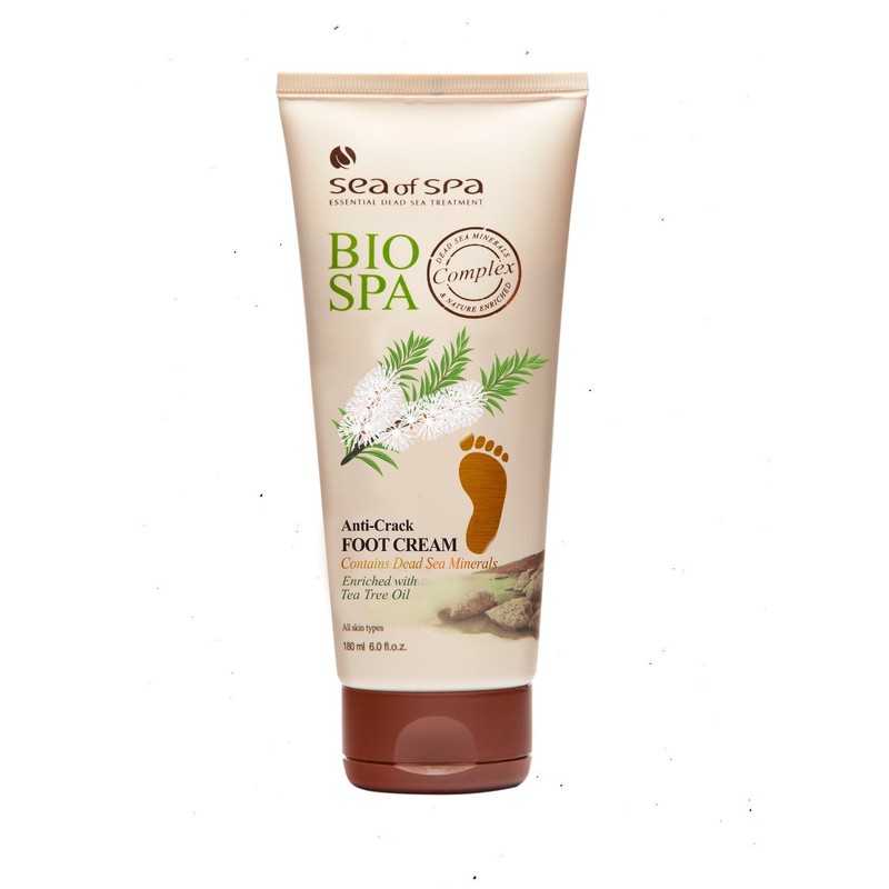 Bio Spa Anti Crack FOOT CREAM, enriched with Dead Sea