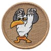 Mighty Seagulls Patrol Patch - 2" Diameter Round Embroidered Patch