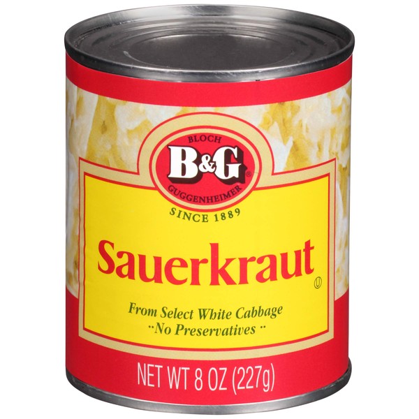 B&G Sauerkraut, 8 Ounce (Pack of 24)