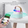 Portable Bluetooth Speaker with 2 Wireless Microphones, RGB Karaoke Machine