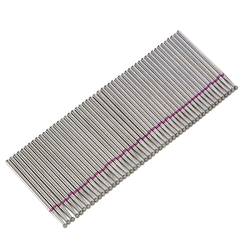 50pcs Nail Drill Bits Rotatable High Strength Emery Gel Nail