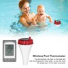 Wireless Swimming Pool Thermometer Solar Powered Floating Water Thermometer with