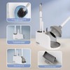 Toilet Brush and Plunger Set 4 in 1 Toilet Brush