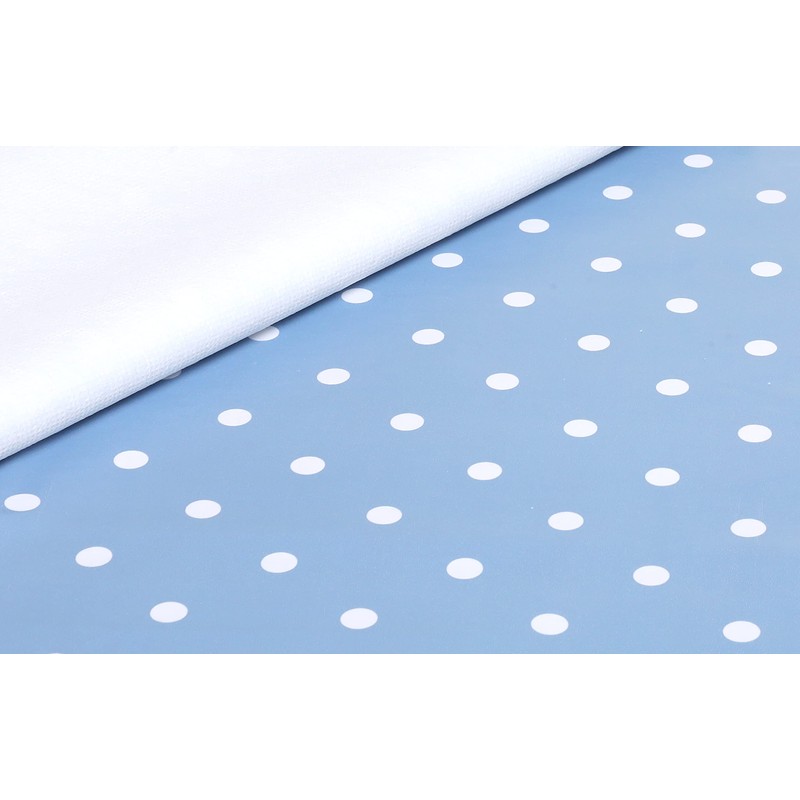 Oilcloth PVC Wipe Clean Table cloth Table Protector Blue Grey