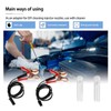 Augeny - Adaptador de limpieza para inyector de combustible automático,