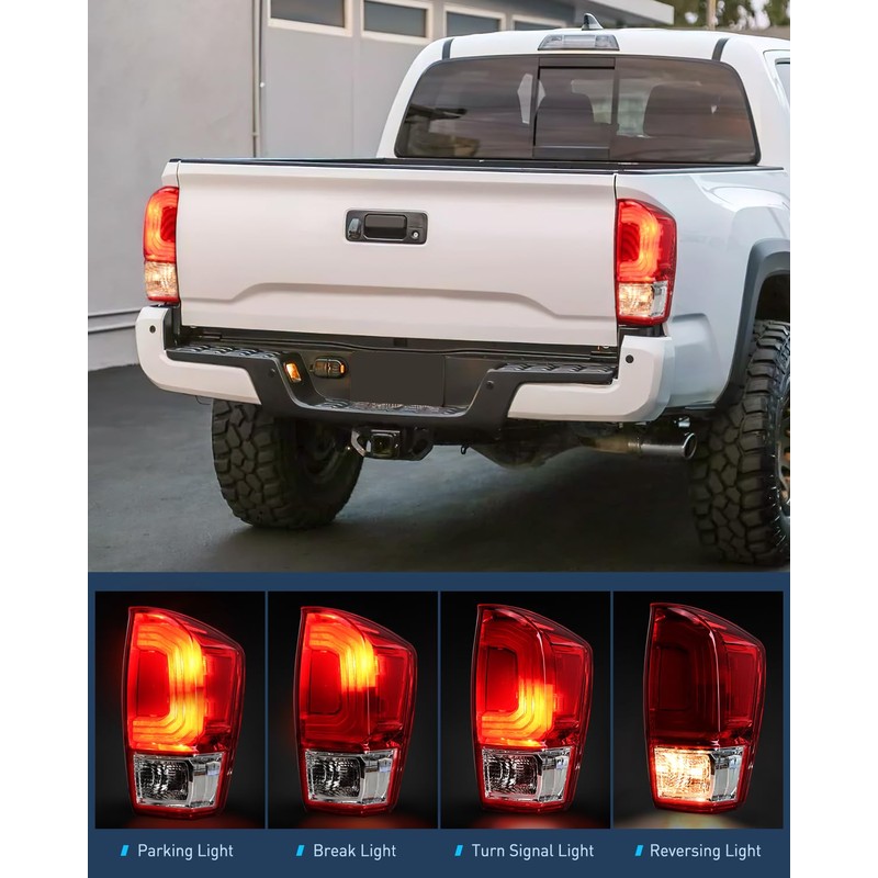 Nilight Taillight Assembly Compatible with 2016 2017 2018 2019 2020
