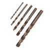 5Pcs Straight Shank Twist Drill Bit HSS 3 4 5