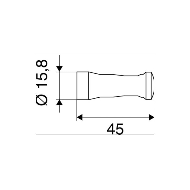 Emco Rondo 507500101 Hook Large, Chrome-Plated, Normal