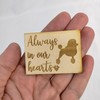 FashionJunkie4Life Always in Our Hearts Poodle Dog Magnet | 2"