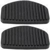 BIAREN 2x Brake And Clutch Pedal Pads Rubber Covers For