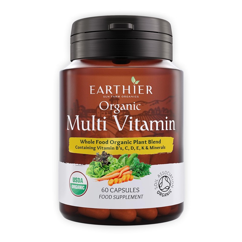 Organic Whole Food Multi Vitamin & Mineral Supplement - Vegan