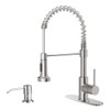 OWOFAN Kitchen Sink Faucet with Soap Dispenser, Kitchen Faucet with