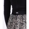 Superdry Women's Pleated Midi Skirt, Black (Alaska Leopard Print O6v)