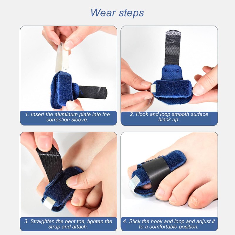 Corrector de Fijación de Punta de Garra Transpirable Ergonómico para