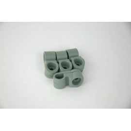 "Gray" Old Face Mask Clips Suspension Football Helmet RK TK  NO HARDWARE VERSION