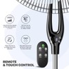 mollie Oscillating Pedestal Fan with Remote Control 12H Timer Portable