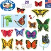 Little Folk Visuals Butterflies Precut Flannel/Felt Board Figures, 20 Pieces