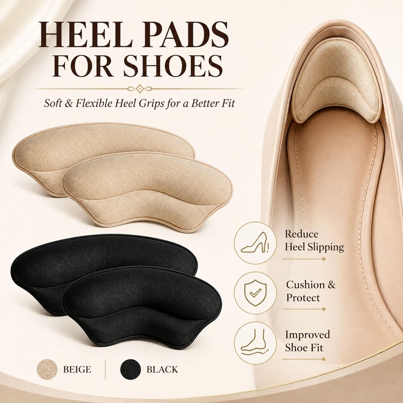 Heel Pads for Shoes, 12Pcs Heel Grips Inserts for Loose