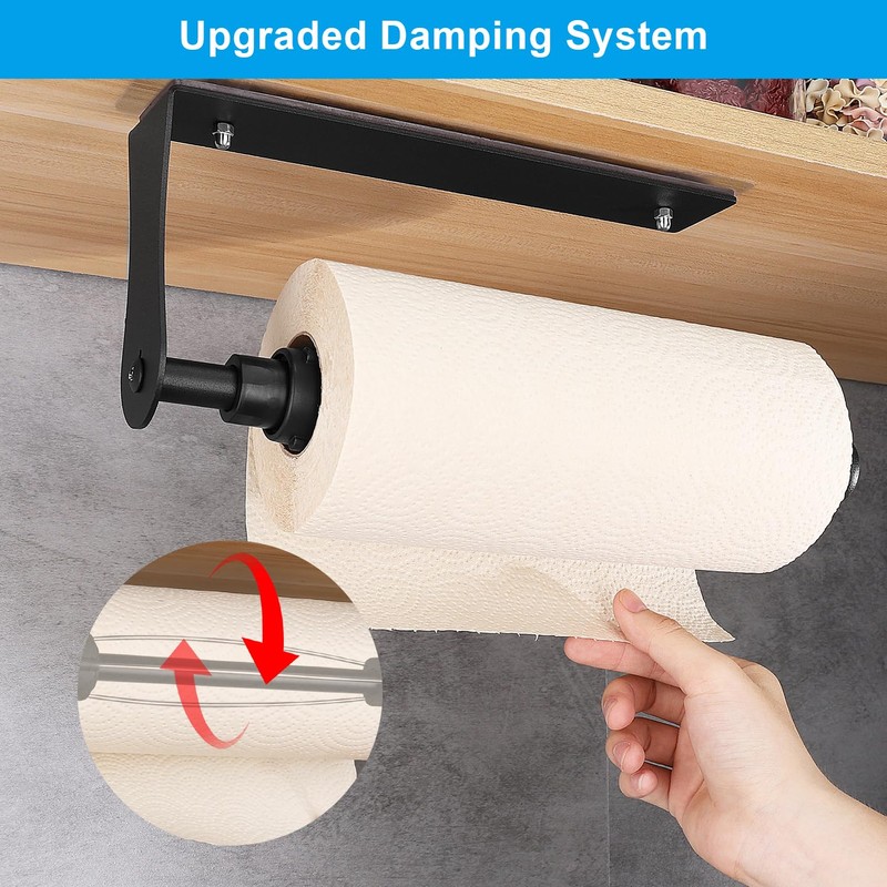 MONEER Magnetic Paper Towel Holder for Frige, One-Hand Operable Paper