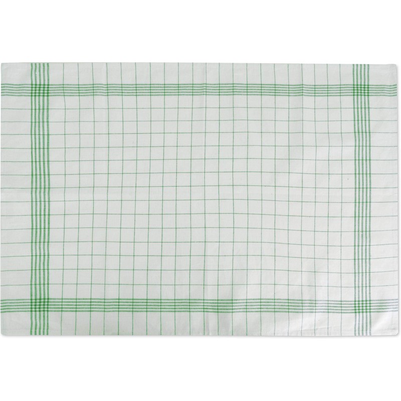 normani 10er oder 20er Set Geschirrtücher | Küchentücher Farbe Grün-Kariert
