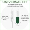 612 Vermont 3.5V Mini Christmas Replacement Bulbs for Incandescent String