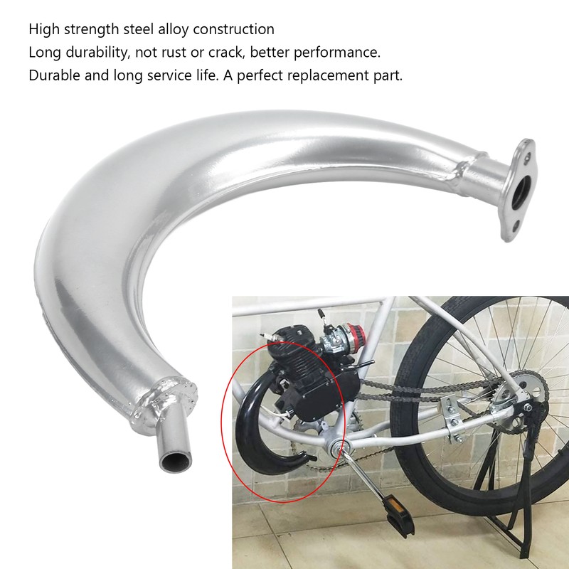 Half Moon Banana Exhaust Muffler Pipe Steel Alloy for 2