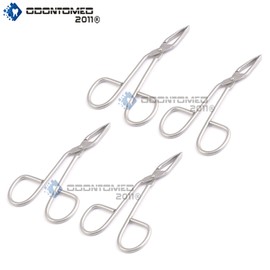 ODM Set Of 4 Pieces Scissors Style Eyebrow Tweezers Slanted Tip Makeup Beauty Tools