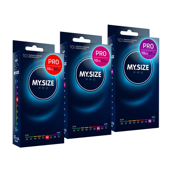 MY.SIZE Pro Condom Set, Size 5, 6, 7 – 60,