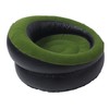 Inflatable Couch PVC Flocking Portable Ergonomic Blow Up Sofa Chair