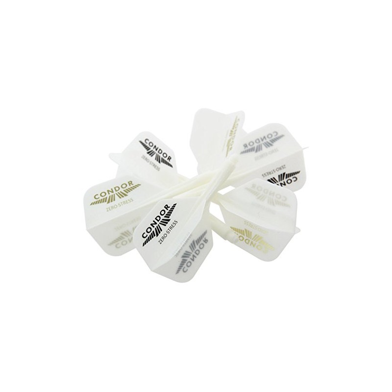 コンドルフライト コンドルロゴ シェイプ ショート ホワイト×ゴールド