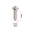 eMagTech 40pcs 3/4" Anti-Theft Number Plate Security Screws Anti-Vandal Clutch