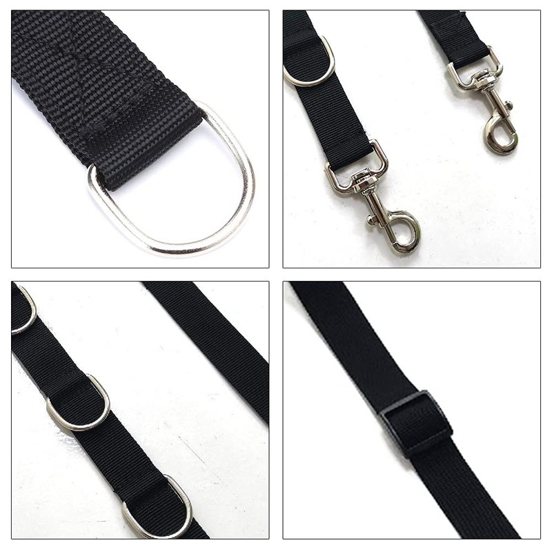 Pet care restraint belly belt, adjustable bath restraint loop, dog