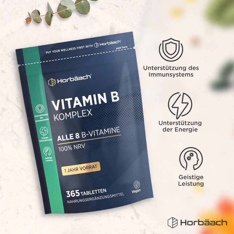 Vitamin B Complex High Dose - All 8 B Vitamins