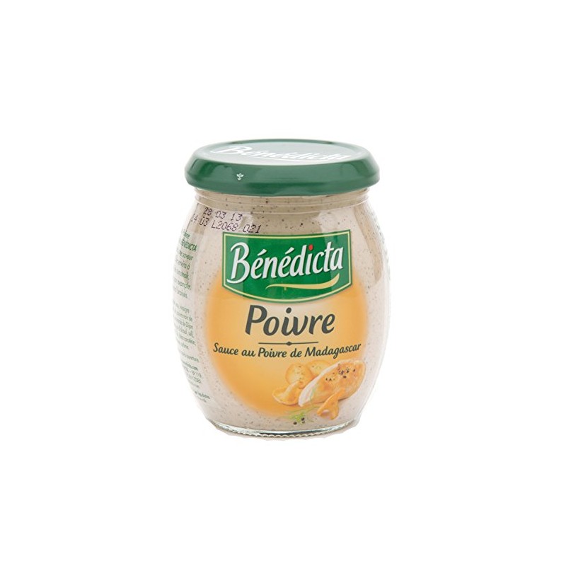 Benedicta Gourmet Black Peppercorn Sauce - Sauce au Poivre -
