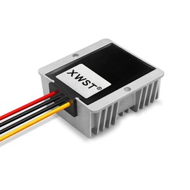 DC 24V to DC 12V Step Down Output 15A 180W Reducer Regulator Buck Converter Module for Auto Car Truck Vehicle Boat Solar System (15A)