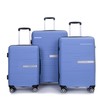 Travelhouse Hard Shell Luggage Set: Lightweight Carry-On with Spinner Wheels,