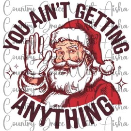 Handmade Sublimation Transfer Santa Funny Christmas Ready To Press Heat Transfer