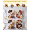 2026 Fillable Charcuterie Numbers Trays, 8.27“ Numbers Charcuterie Board Box