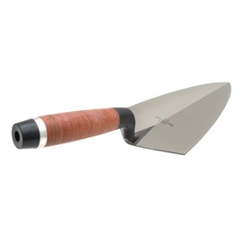 MARSHALLTOWN Philadelphia Brick Trowels, Leather Handle Material, 241mm Length, 121mm Width, Made In The USA, 19L9.5