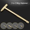 IKAAR 5 in1 Multi Mini Copper Hammer Multi-Function Screwdriver Small